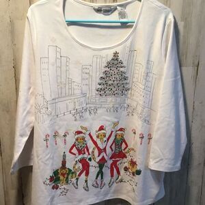 Christmas shirt by drapers and Damon size XL